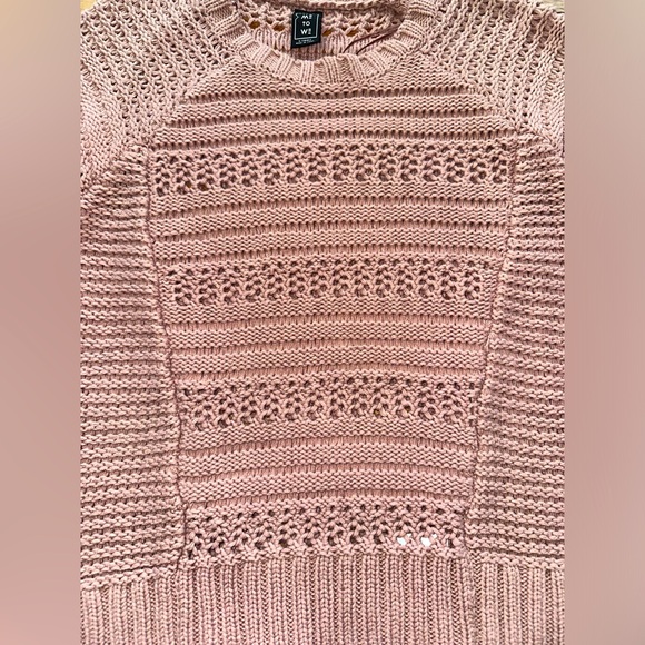 PacSun Me To We Mauve Knit Sweater Size XS - Picture 3 of 5